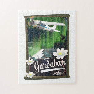 Garðabæ ou affiche de voyage Islande Jigsaw Puzzle