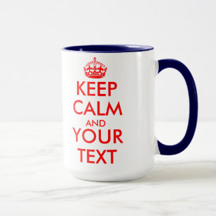 Garde calme modèle de mug combo