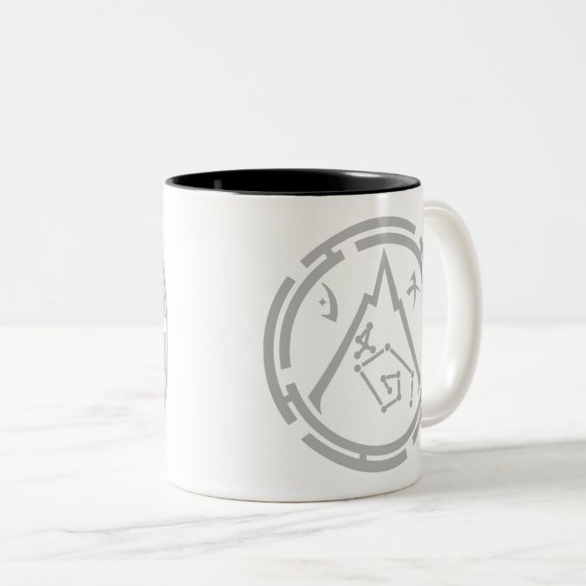 Garde d'araignée [Emblème gris] Mug (Devant droit)