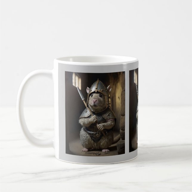 Garde de château médiéval Rat Mug (Gauche)