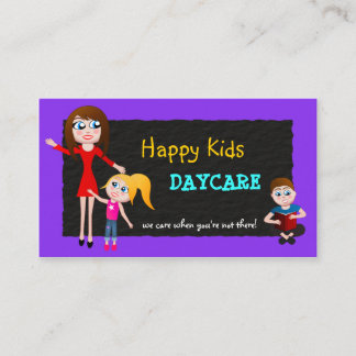 Garde d'enfants, Cartes de visite de garde d'enfan