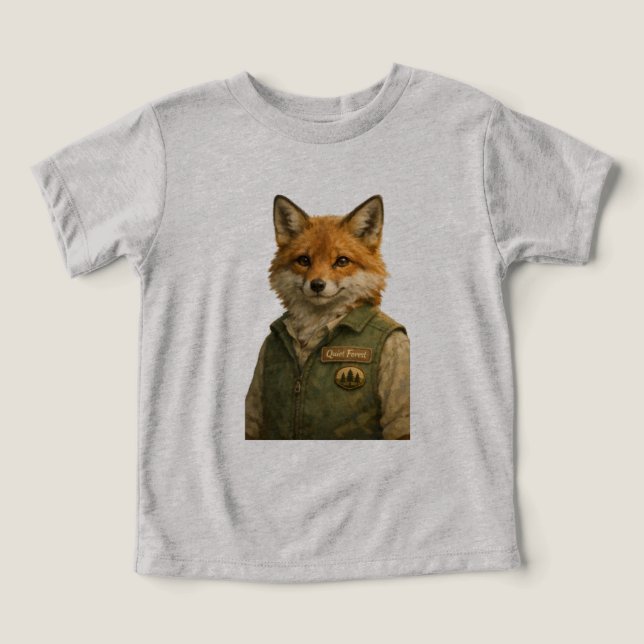 Garde forestier renard – Bella+Canvas Tri‑Blend po (Design Recto)