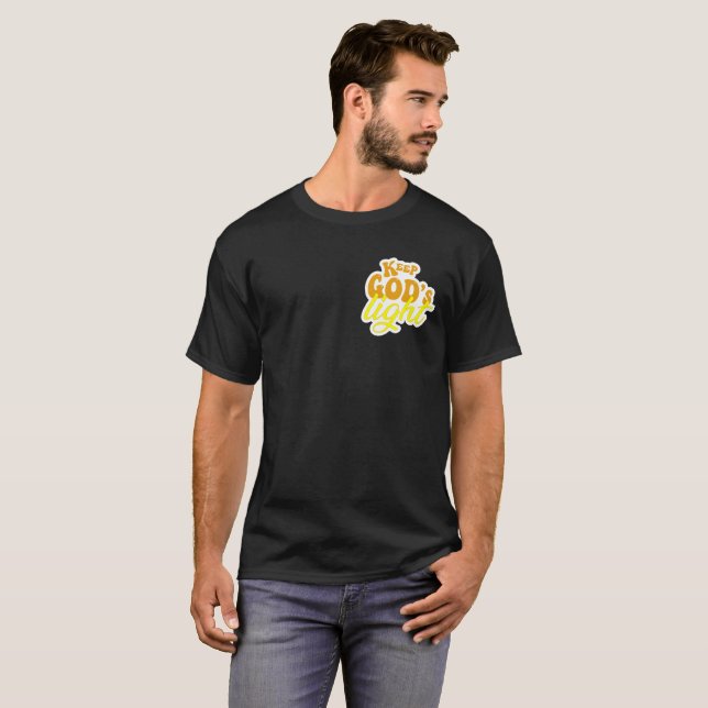 Garde la T-shirt de Dieu (Devant entier)