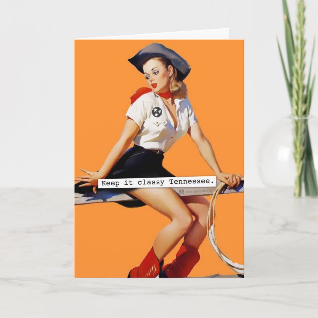 Garde-le Classic Tennessee carte d'anniversaire (Devant)