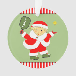 Garde Noël de Pickleball mignonne
