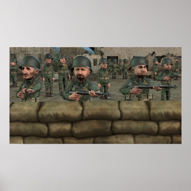 Garde permanente - Petite affiche (Devant)