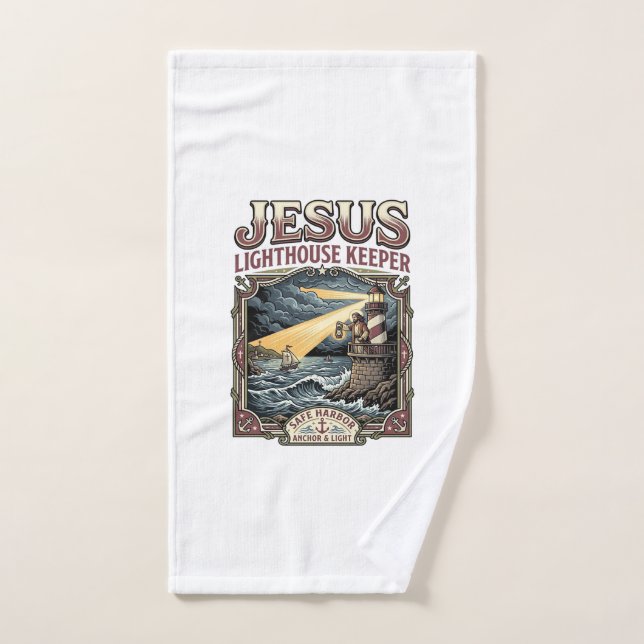 Garde-phare Jésus Garde-phare Jésus Ch (Serviette à main)
