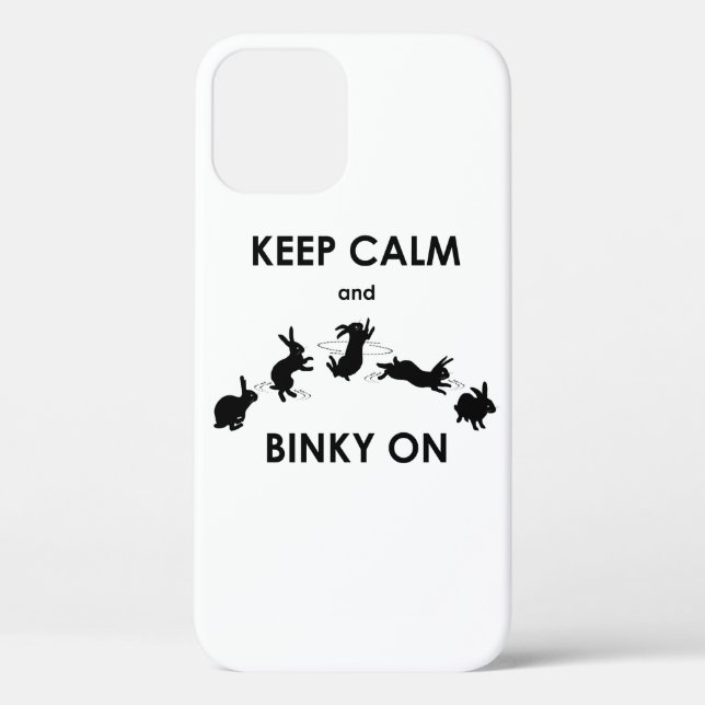 Garde ton calme et Binky sur coque iPhone 12 (Verso)