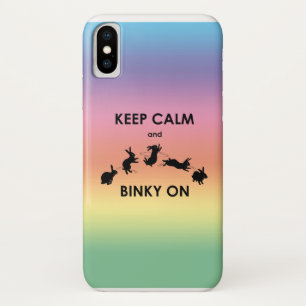 Garde ton calme et Binky sur coque iPhone X (Arc-e