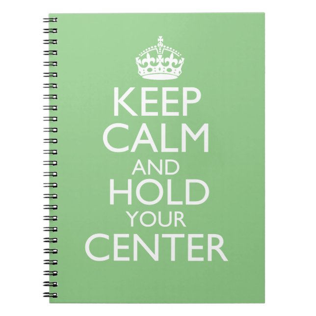 Garde ton calme et garde ton centre Cahier (Devant)