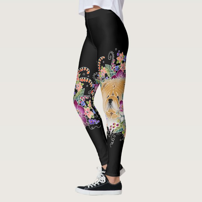 GARDEN DANCE CHOW - Art is BOOT HIGH leggings (Gauche)