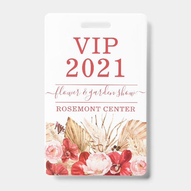 Garden Flower Show VIP Event Badge (Avant)