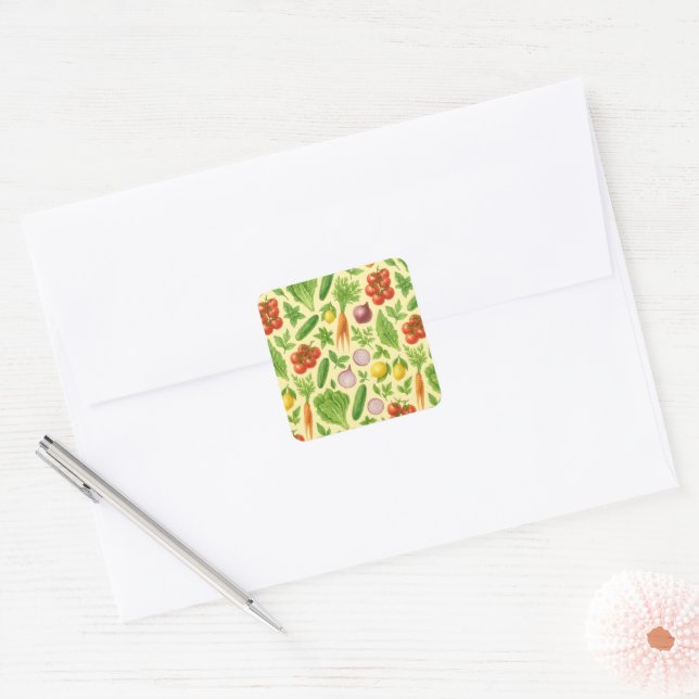 Garden-Fresh Veggie Salad— Friend Sticker (Enveloppe)