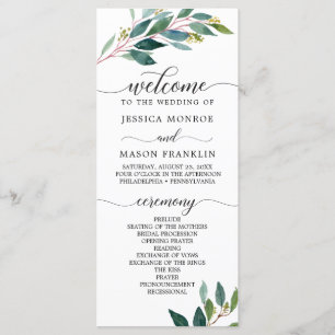 Garden Greens Programmes de mariage