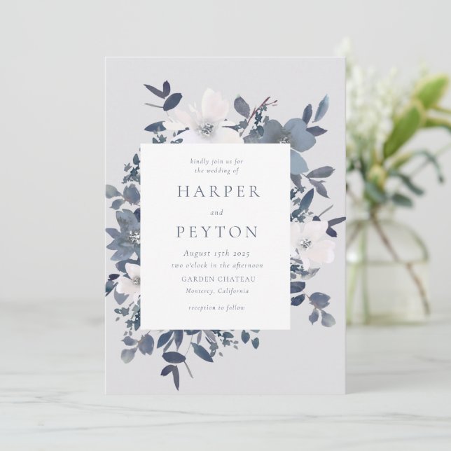 Garden Love Faire-part de mariage (Debout devant)
