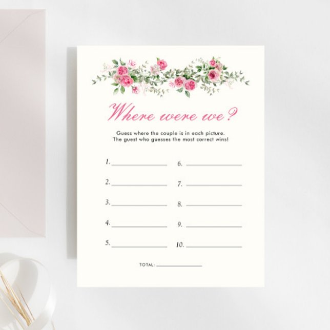 Garden Party Où Étions-Nous Pink Fête des mariées  (Créateur téléchargé)