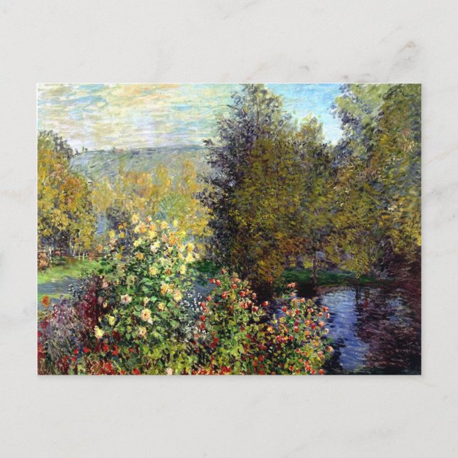 Garden Pond par carte postale Monet (Devant)