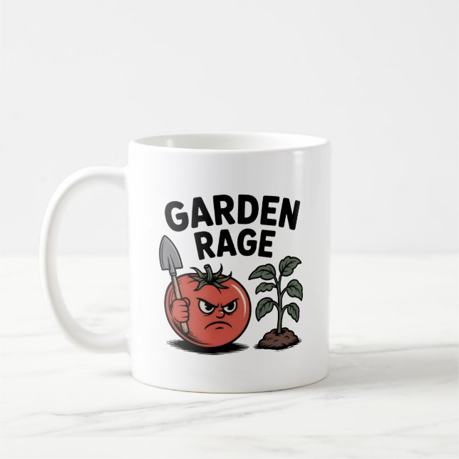 Garden Rage Mug – Funny Gift for Gardeners  (Gauche)