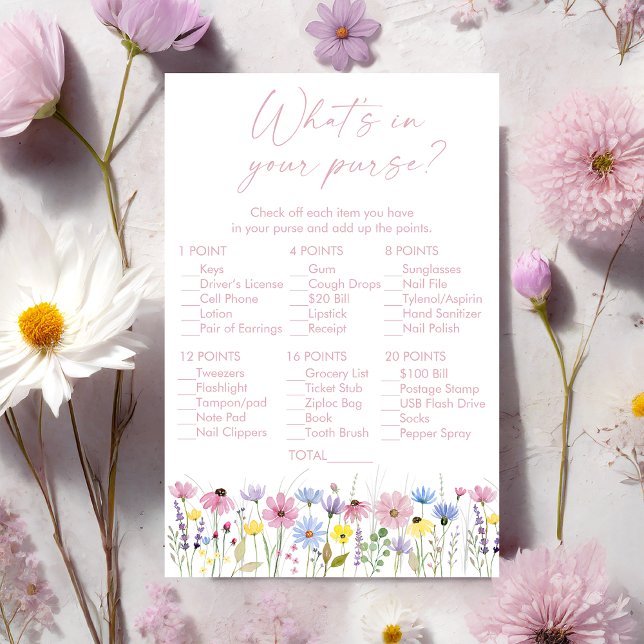 Garden Wildflowers What's In Your Purse Game (Créateur téléchargé)