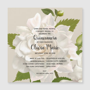 Gardenia vintage Florale Quinceañera