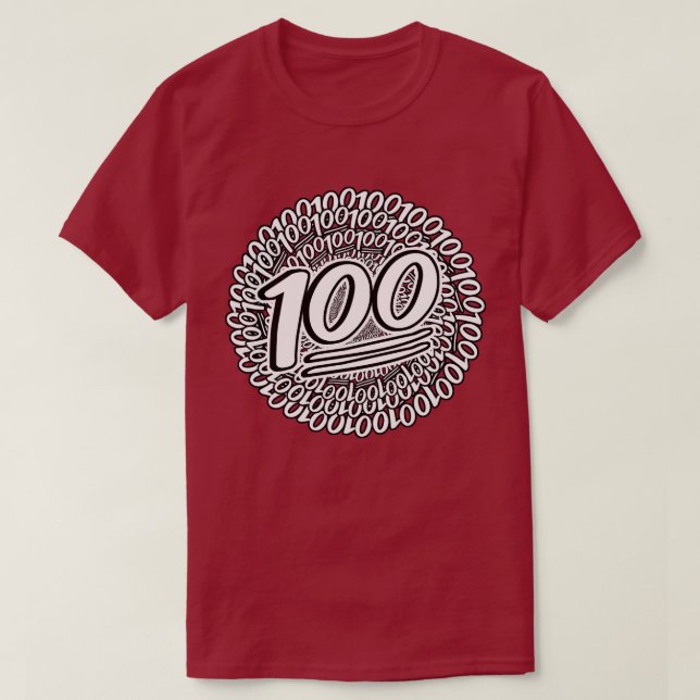 Garder 100 T-shirt toute la journée (Design devant)