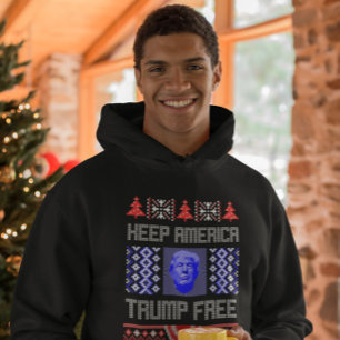 GARDER AMERICA TRUMP GRATUIT T-shirt de Noël amus
