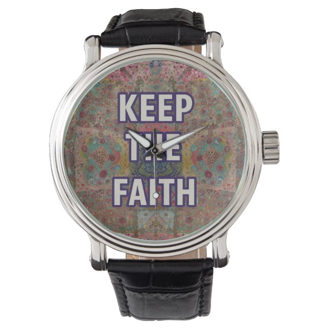 Garder la Foi – Montre d'encouragement (devant)
