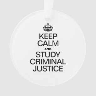 GARDER LE CALME ET ÉTUDIER LA JUSTICE PÉNALE