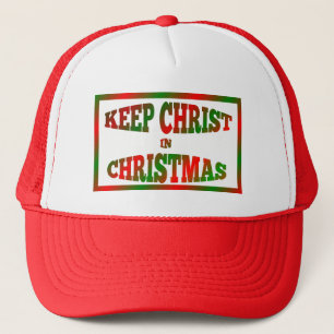 Garder le Christ en Casquette / Casquette de Noël