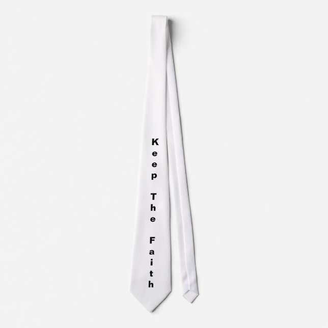 Garder Le Cravate De Foi (Noir/Blanc) (Devant)