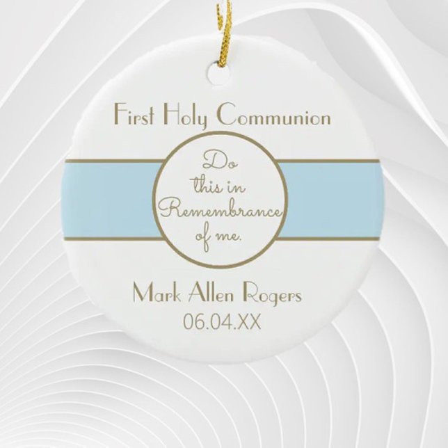 Garder le garçon de la première communion Ornement (Créateur téléchargé)