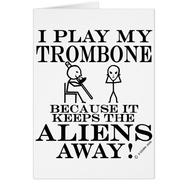 Garder les Aliens loin de Trombone (Devant)