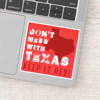 Garder Texas RED autodécal - Texas GOP autocollant