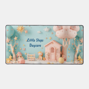 Garderie Little Steps Pastel Greenery Personnalisé