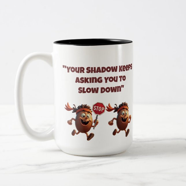Gardes D'Ombre Vous Demandant De Ralentir La Mug D (Gauche)