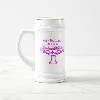 Gardez Bacchus dans la tasse Bacchanalia