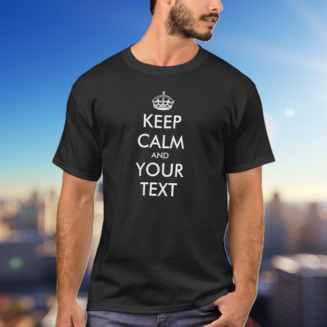 Gardez calme fabricant de t-shirts (Custom keep calm t shirt)