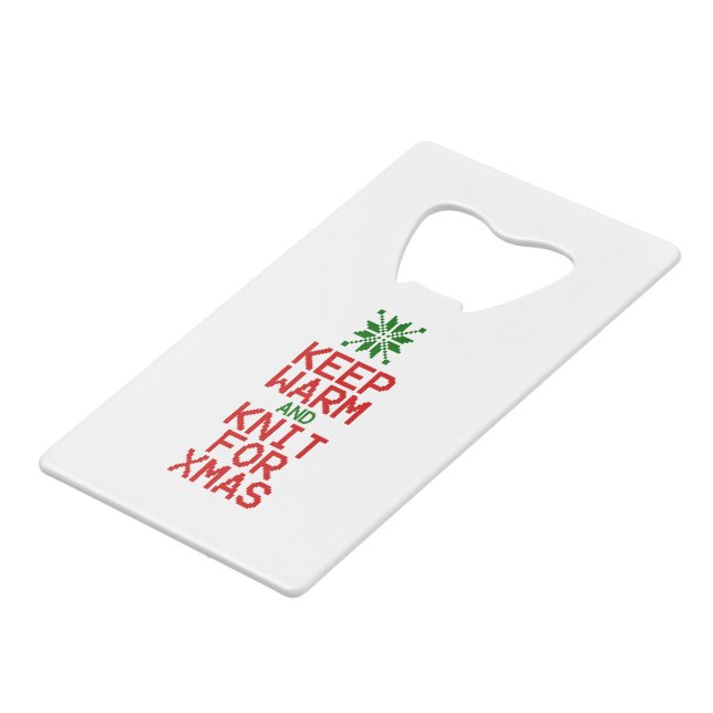 Gardez chaud et tricot pour Noël (Devant Angle)