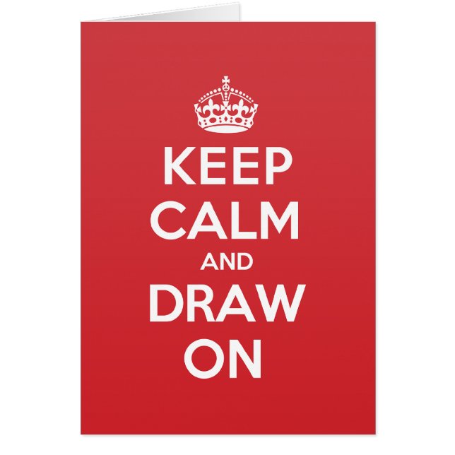 Gardez la carte de note calme de salutation (Devant)