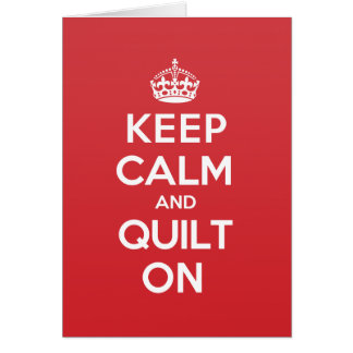 Gardez la carte de note calme de salutation