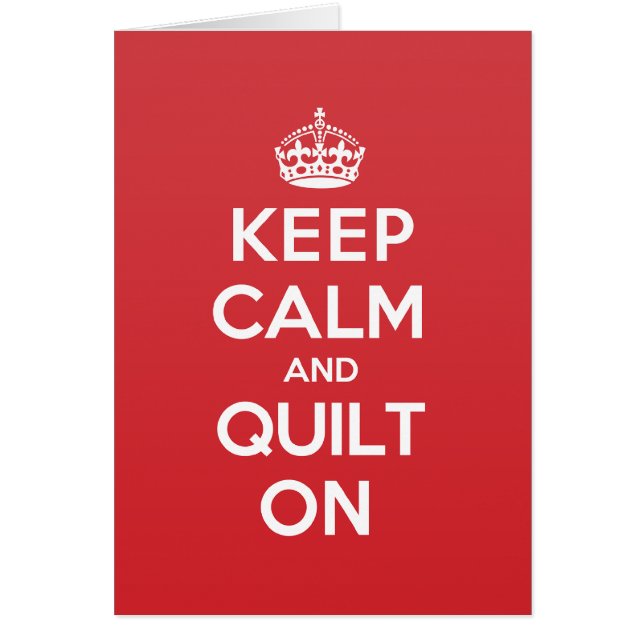 Gardez la carte de note calme de salutation (Devant)