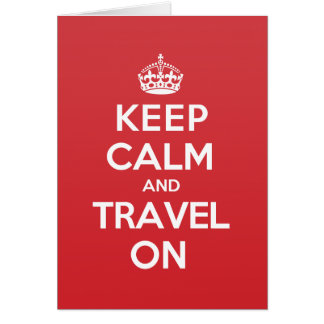 Gardez la carte de note calme de salutation de