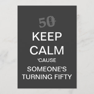 GARDEZ la cinquantième invitation de fête