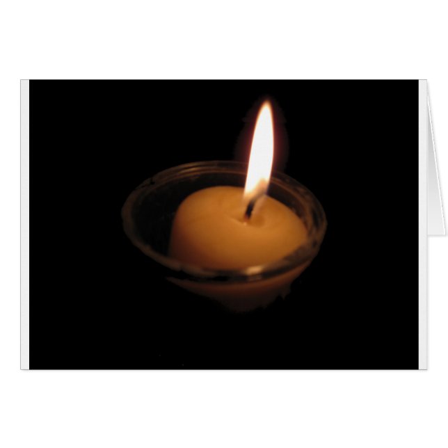 Gardez la flamme brûler la bougie (Devant horizontal)