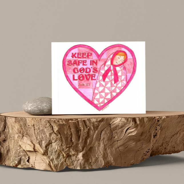 Gardez la sécurité dans les Dieux Aimer Carte Post (Créateur téléchargé)