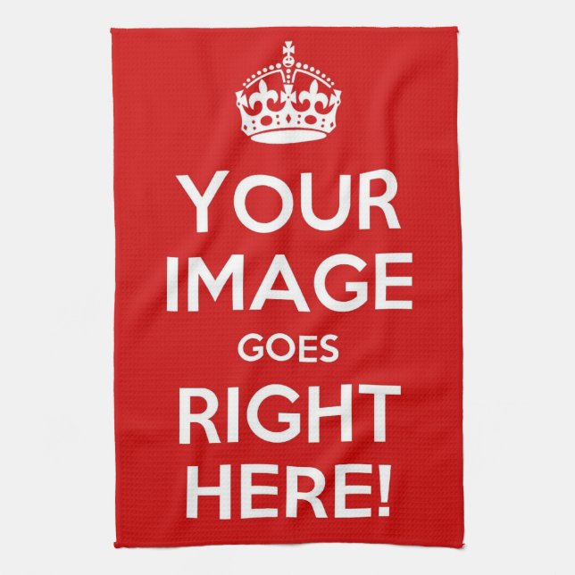 Gardez la serviette de cuisine calme (Vertical)