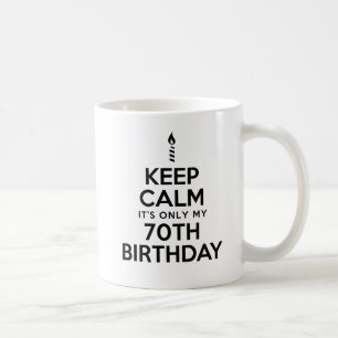 Gardez la soixante-dixième tasse d'anniversaire de