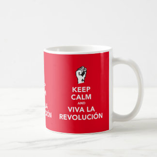 Gardez la tasse de calme et d'image du revolución