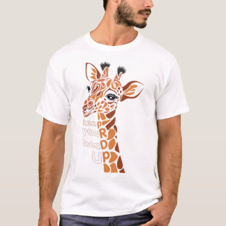 Gardez la tête haute. Drôle T-shirt unisex.