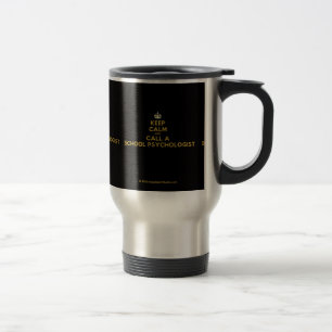 Gardez l'appel calme une tasse de voyage de